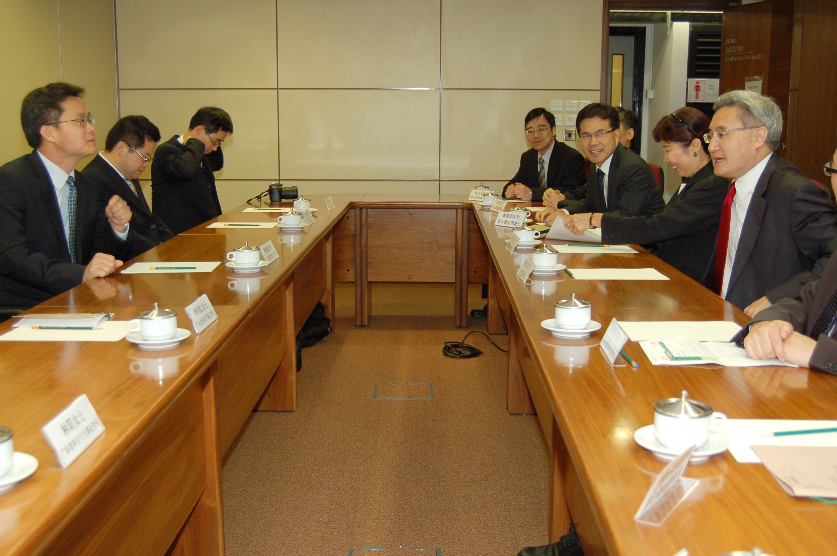 Meeting with the delegation