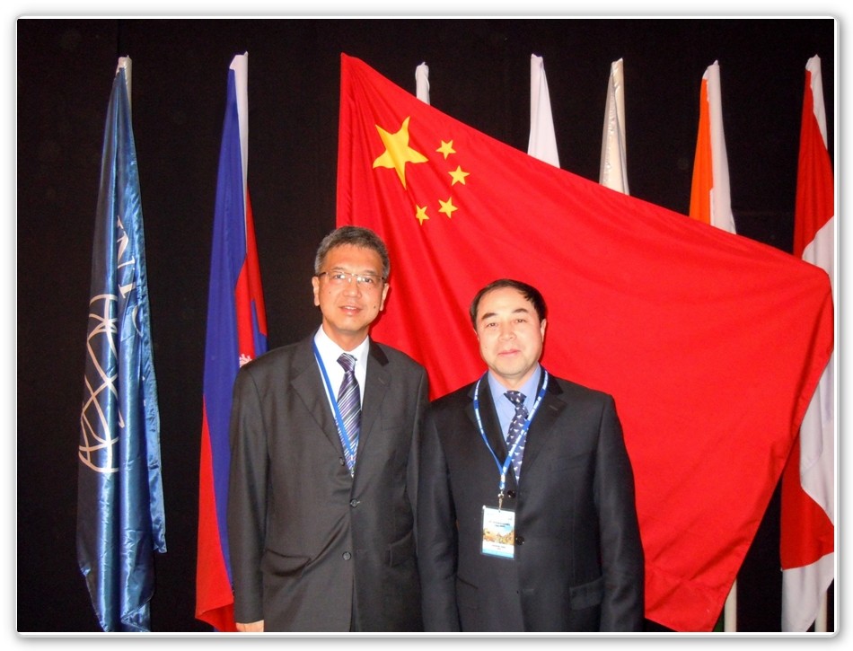 Our Director and Mr Dong Dasheng at the Assembly venue