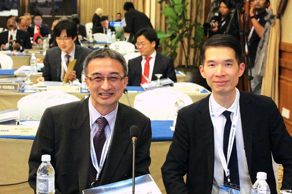 Philip Lau and Alfred Wong at the Assembly venue