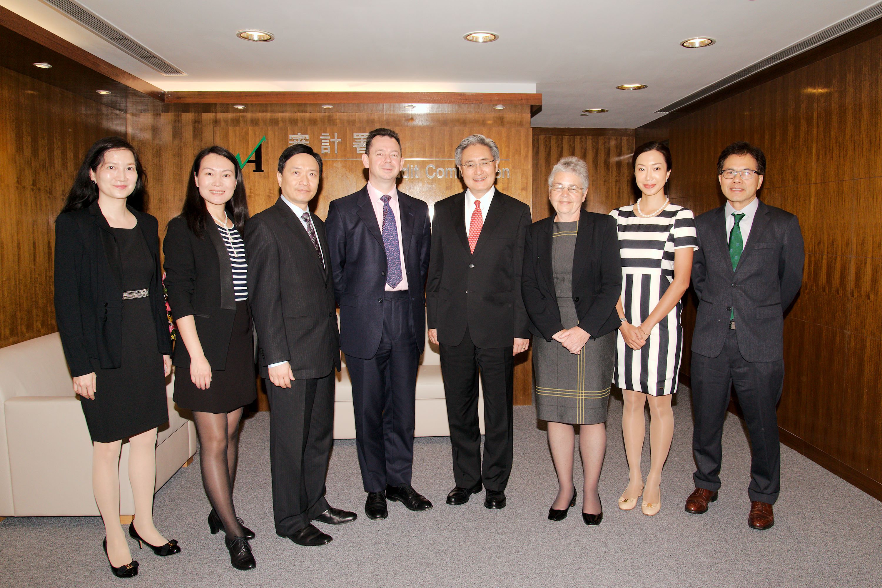 Group photo with the delegation