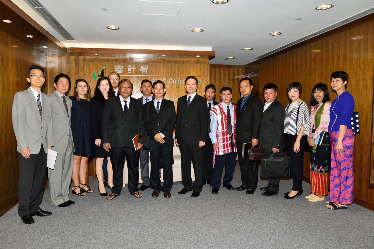 Group photo with the delegation visited on 22 June 2016