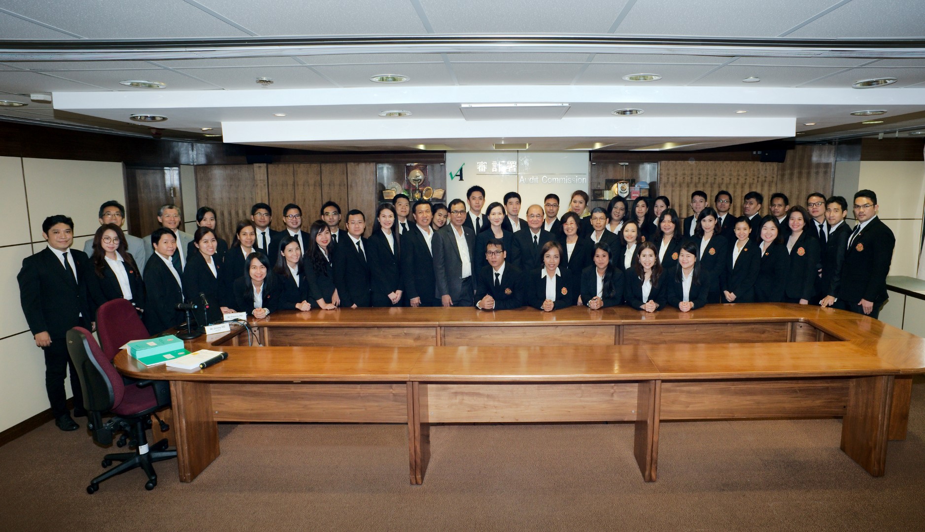 Group photograph with the delegation