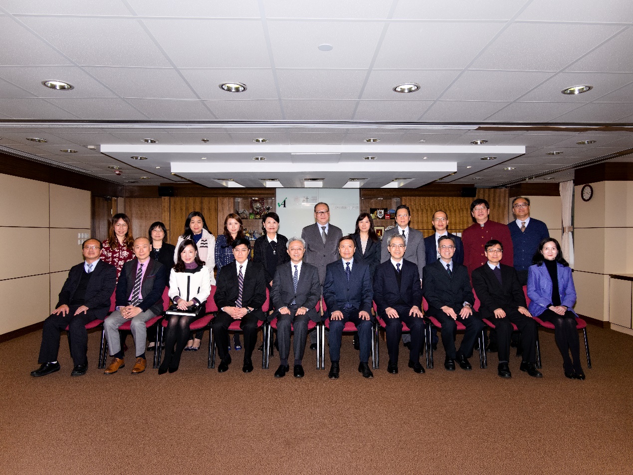 Group photo with our staff representatives
