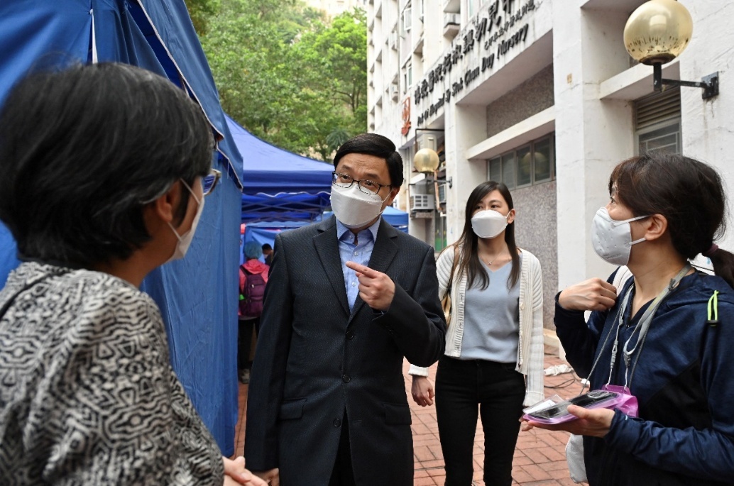 审计署署长到场视察，并为同事打气