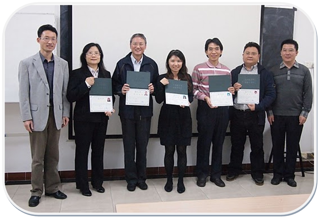 Our staff receiving certificates upon completion of the Seminar